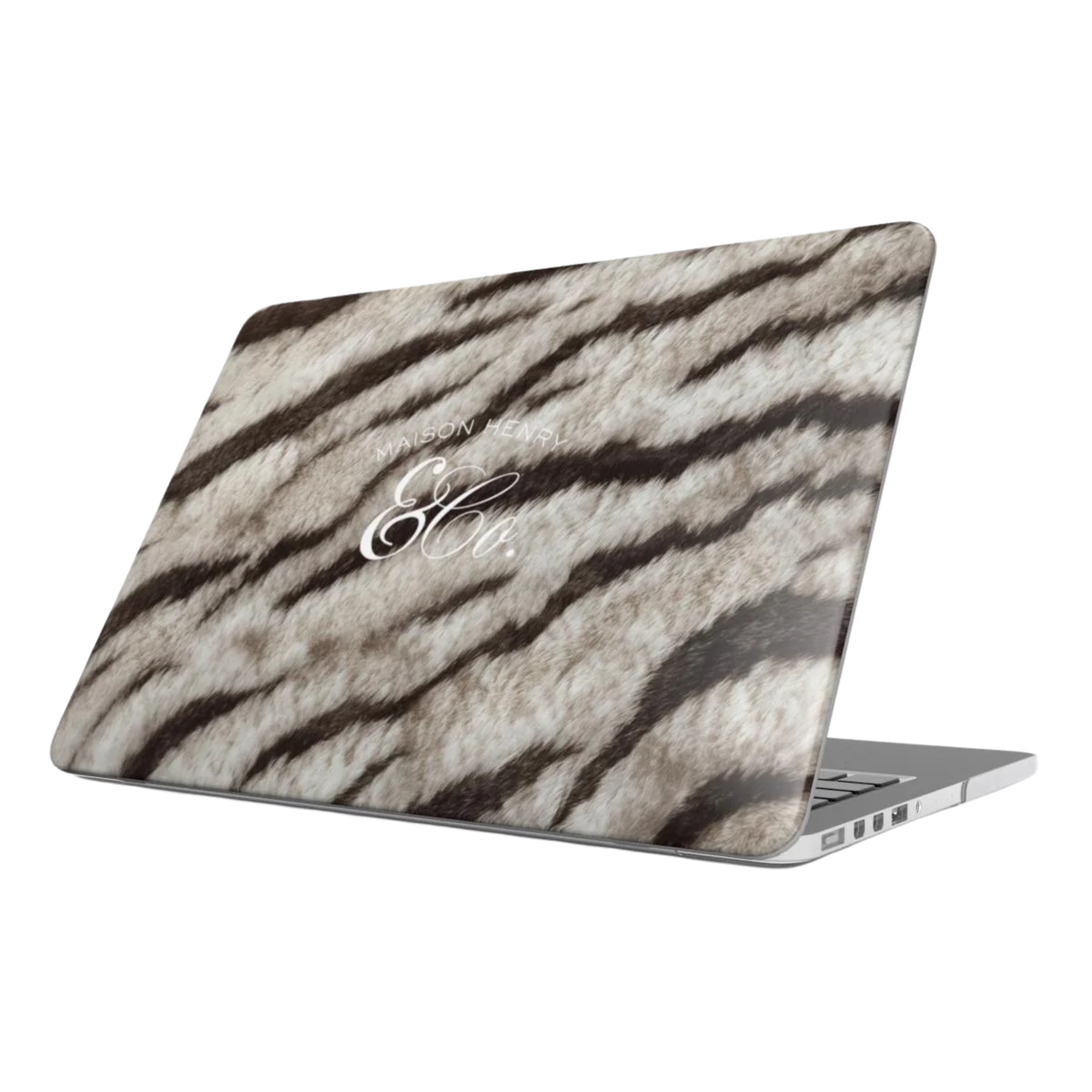 White Tiger MacBook Case