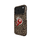 Leopard Cherry Print Snap Phone Case