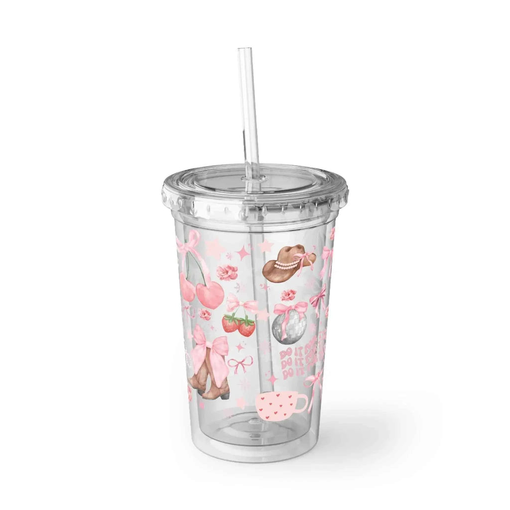 Cowboy Ribbon Acrylic Cup - Maison Henry & Co.