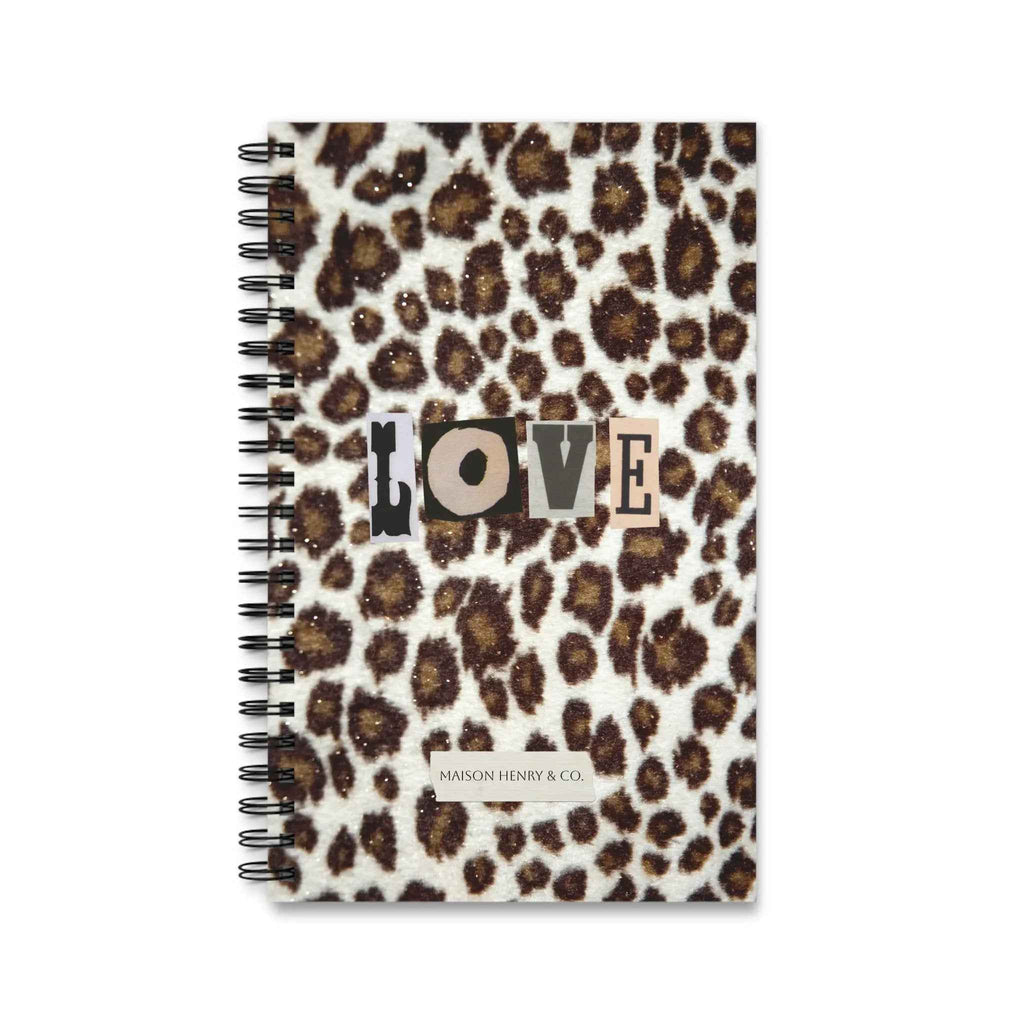 Leopard Love Spiralnotizbuch - Maison Henry & Co.