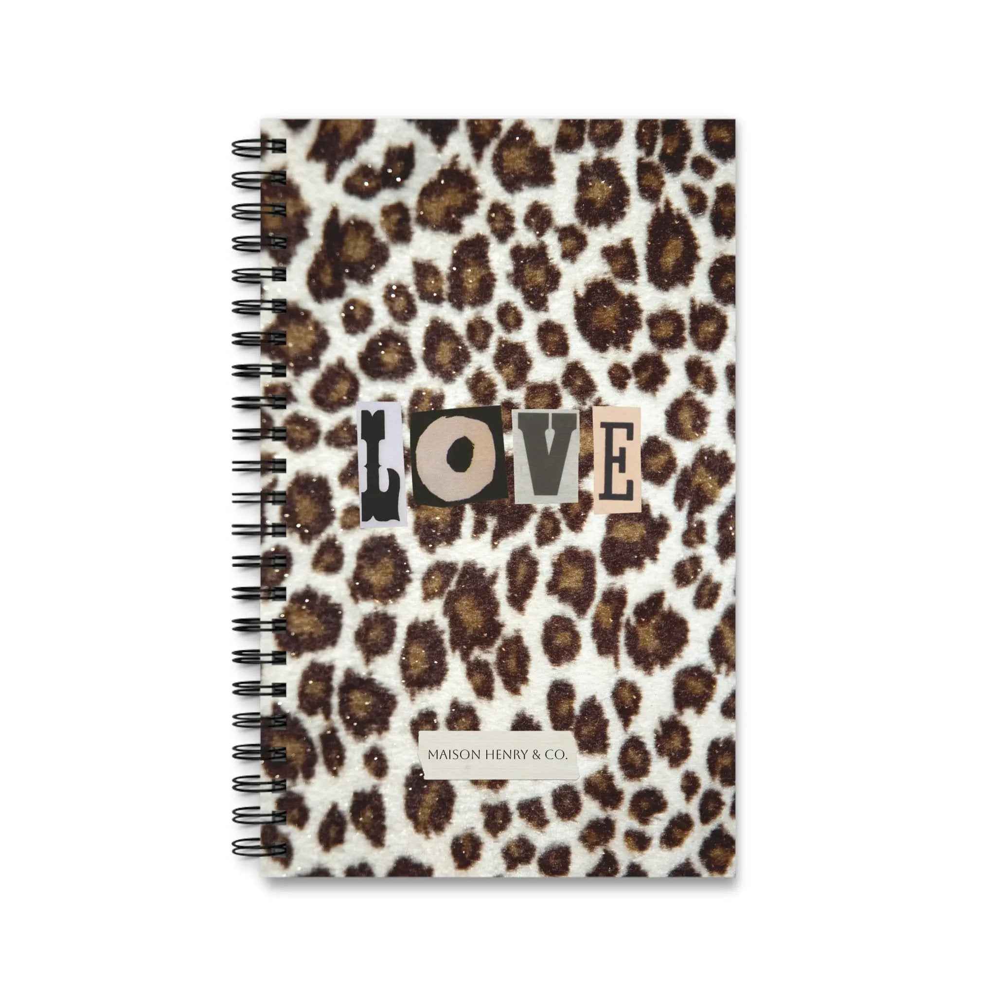 Leopard Love Spiralnotizbuch - Maison Henry & Co.
