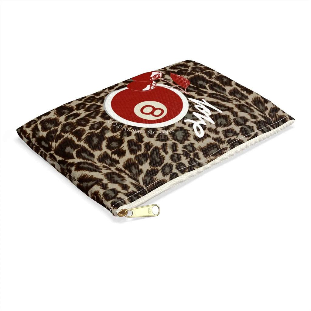 Leopard Cherry Print Kosmetiktasche - Maison Henry & Co.