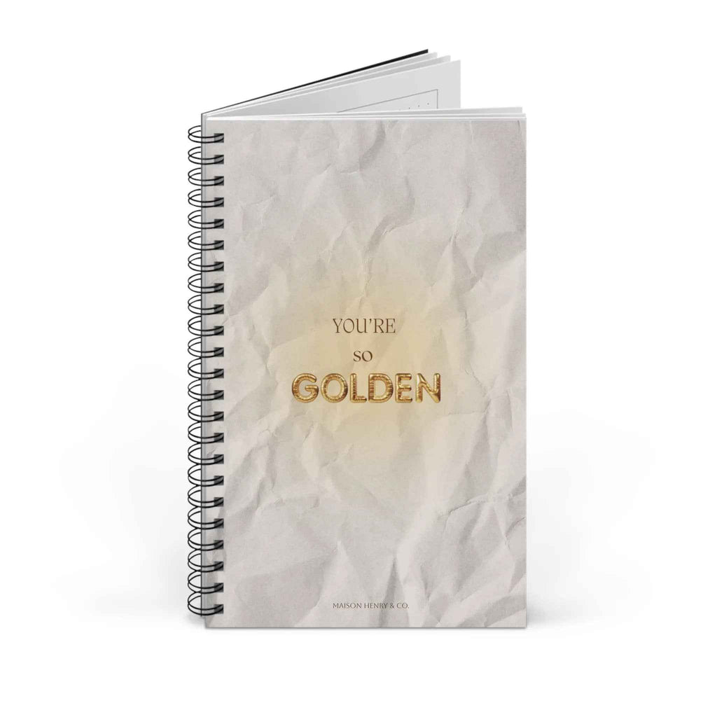 You’re So Golden Spiralnotizbuch - Maison Henry & Co.