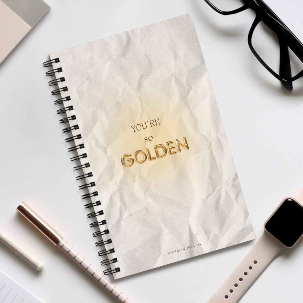You’re So Golden Spiralnotizbuch - Maison Henry & Co.