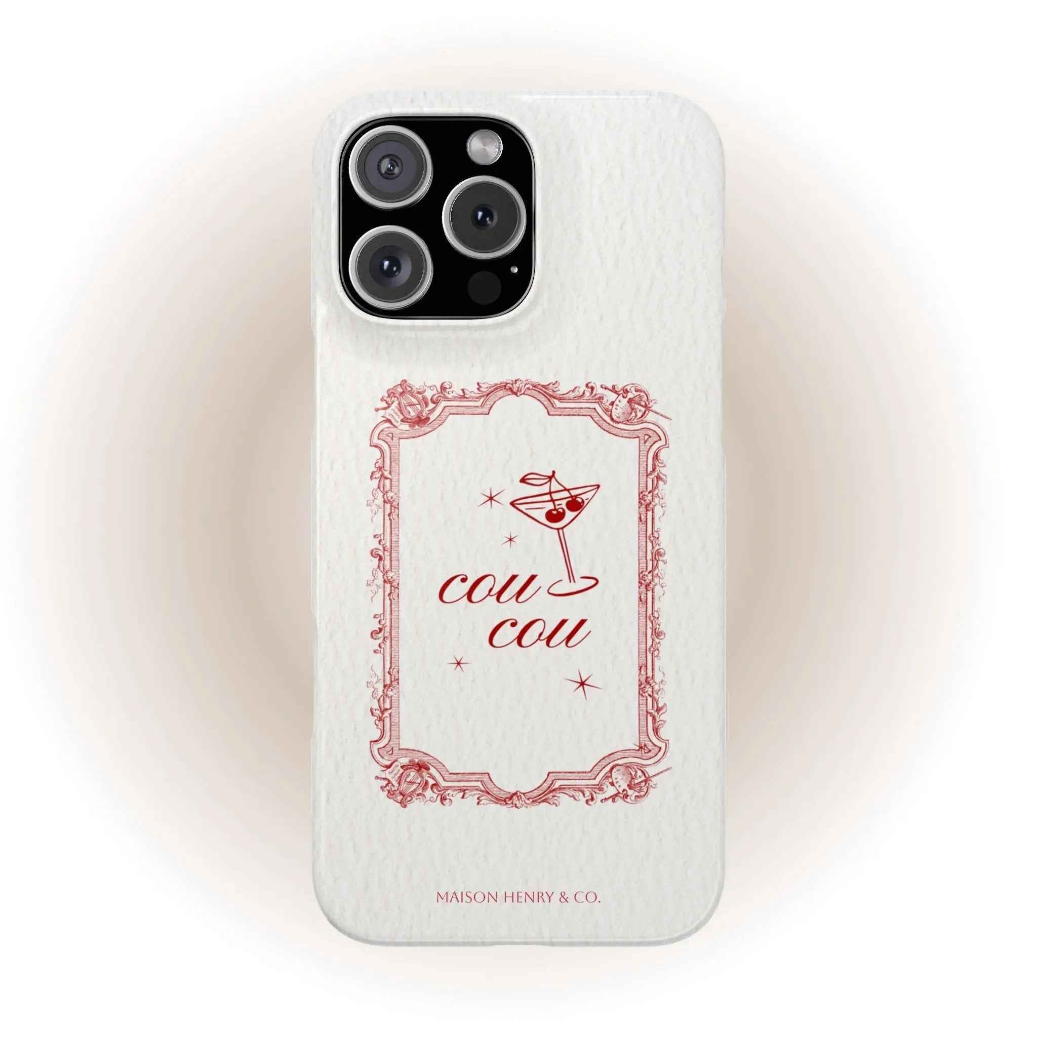 Cou Cou Handyhülle Weiß - Maison Henry & Co.