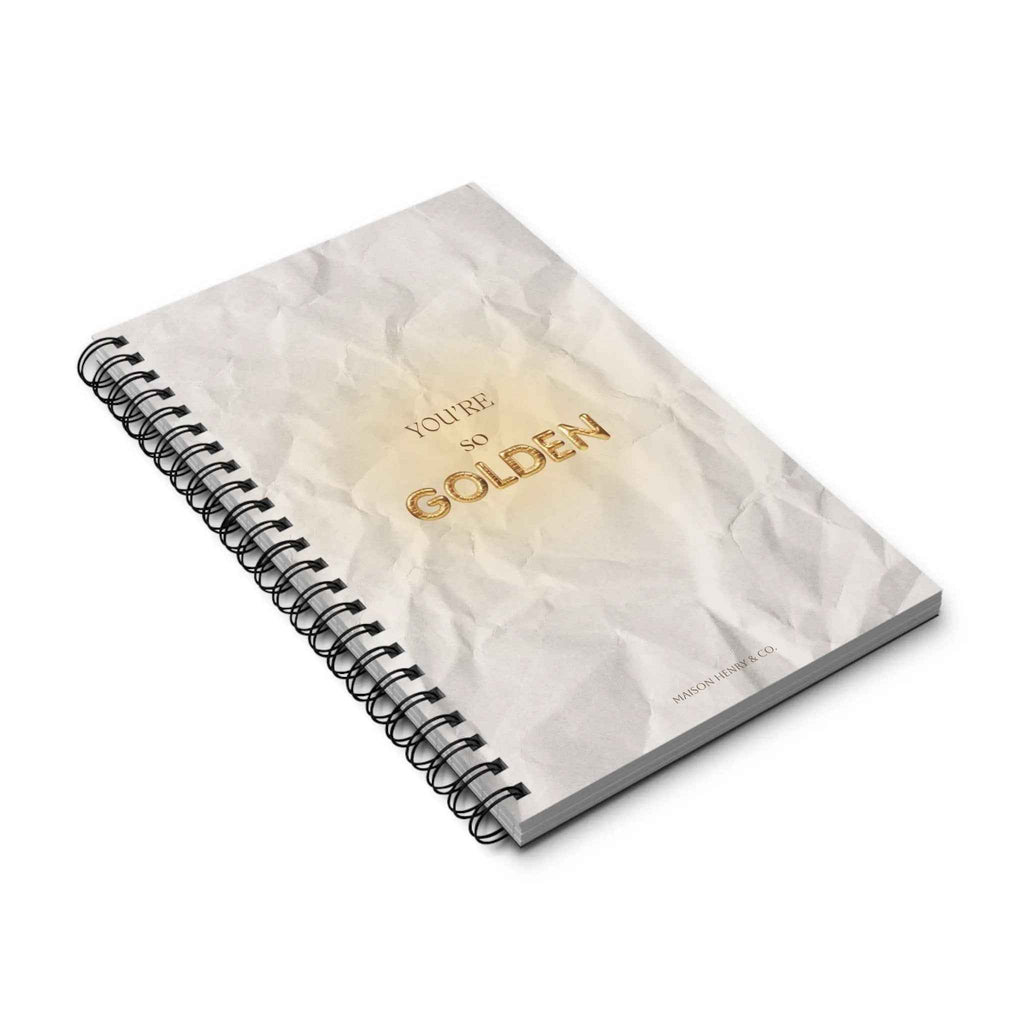 You’re So Golden Spiralnotizbuch - Maison Henry & Co.