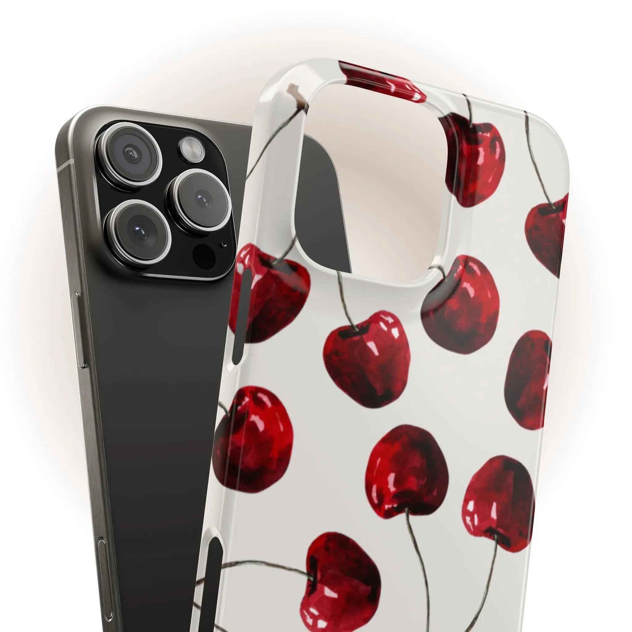 Cherry Handyhülle Weiß - Maison Henry & Co.