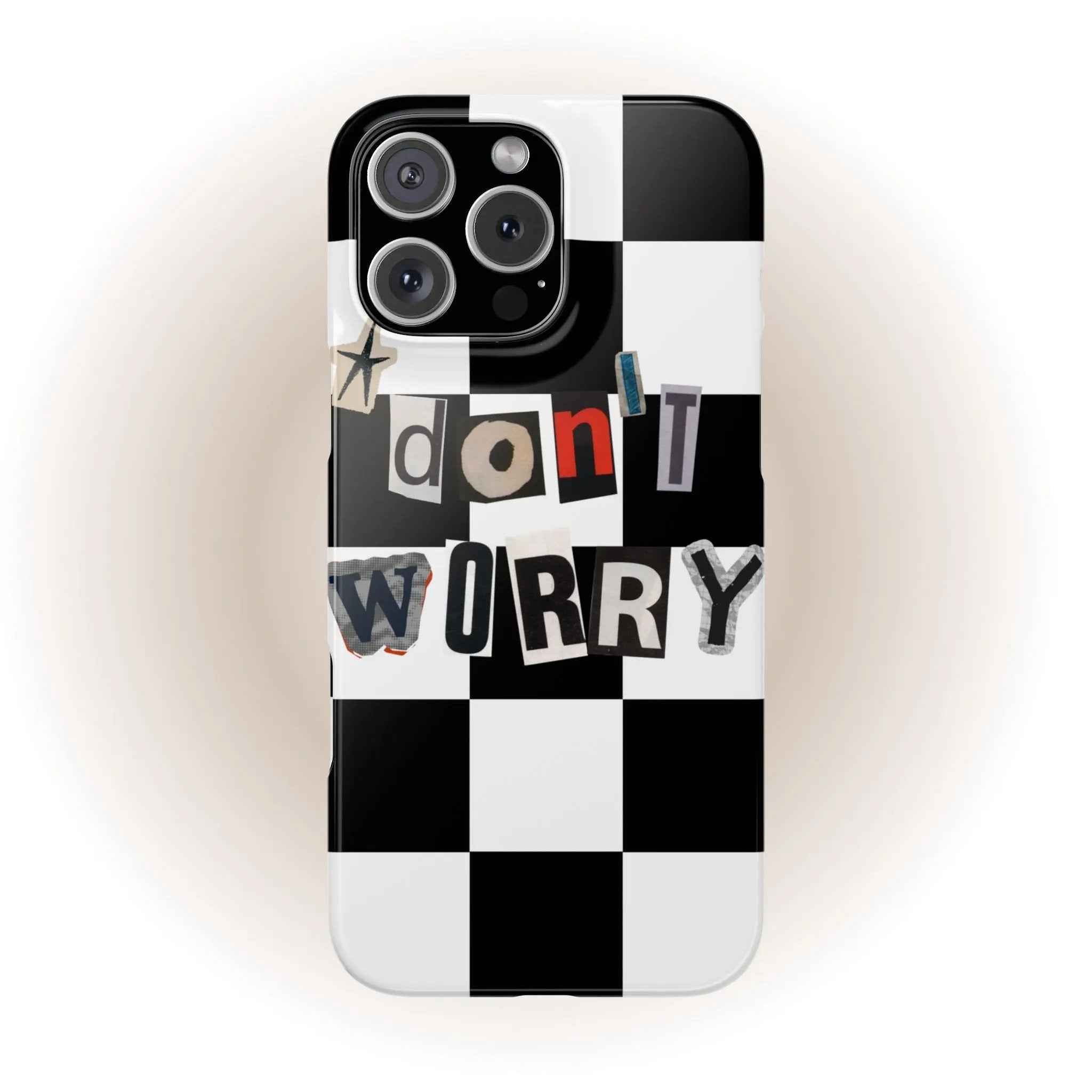 Don’t Worry Handyhülle - Maison Henry & Co.