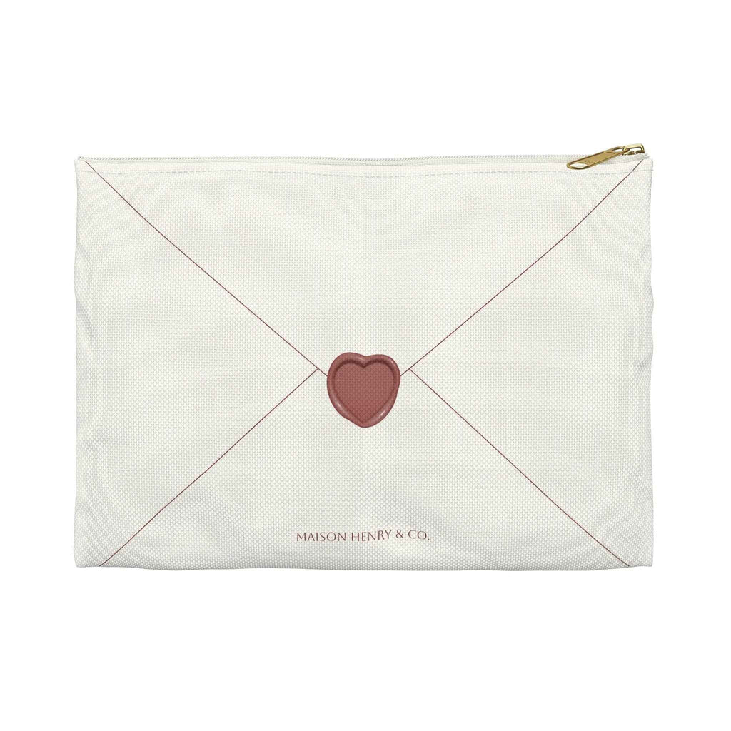 Heart Envelope Kosmetiktasche - Maison Henry & Co.