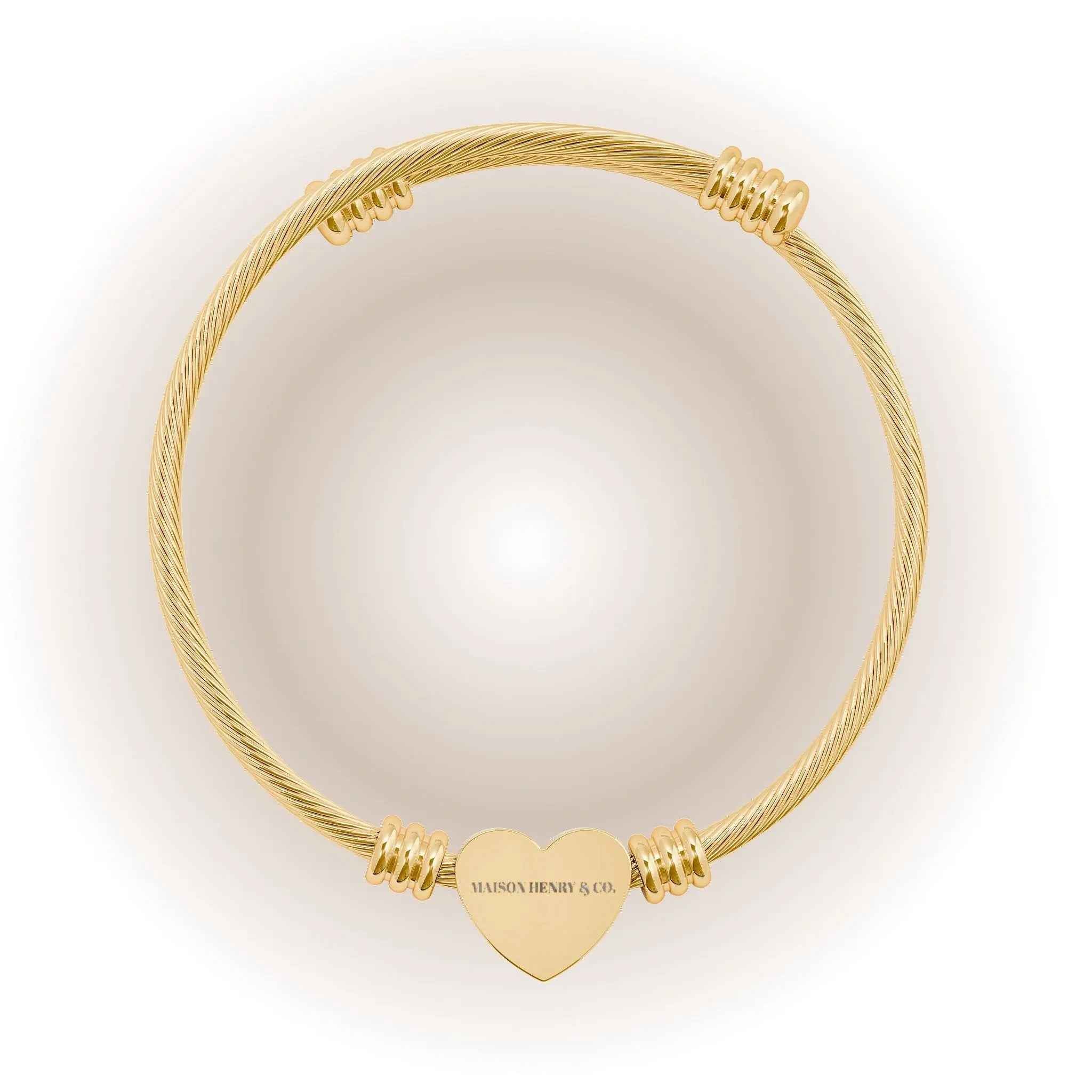 Heart Cuff Armband - Maison Henry & Co.