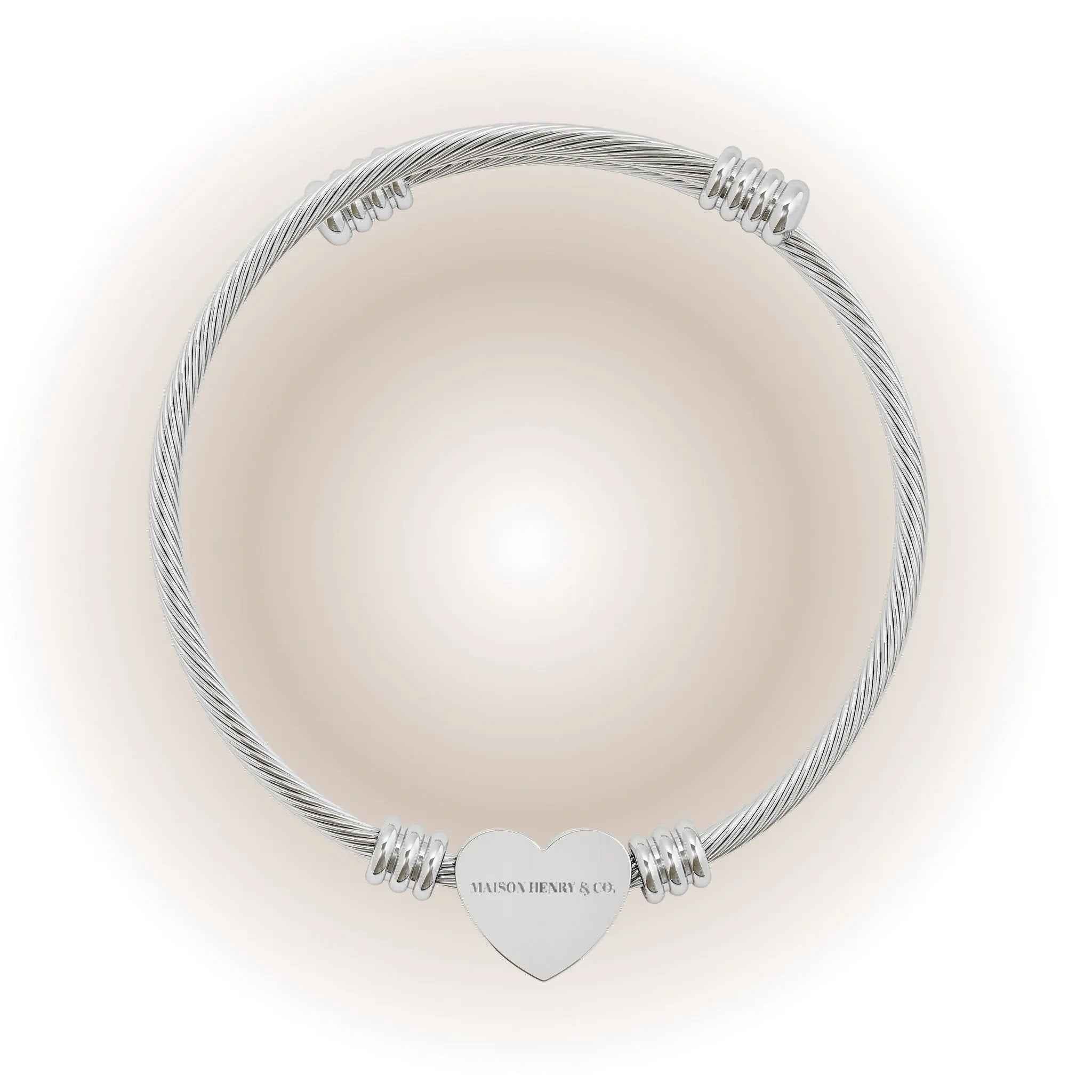 Heart Cuff Armband - Maison Henry & Co.
