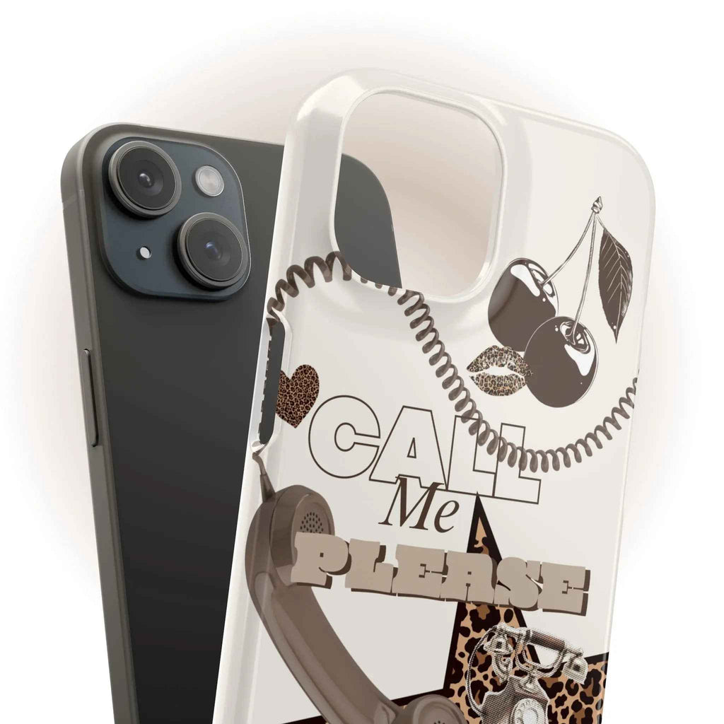 Leopard ‚Call Me Please‘ Handyhülle - Maison Henry & Co.