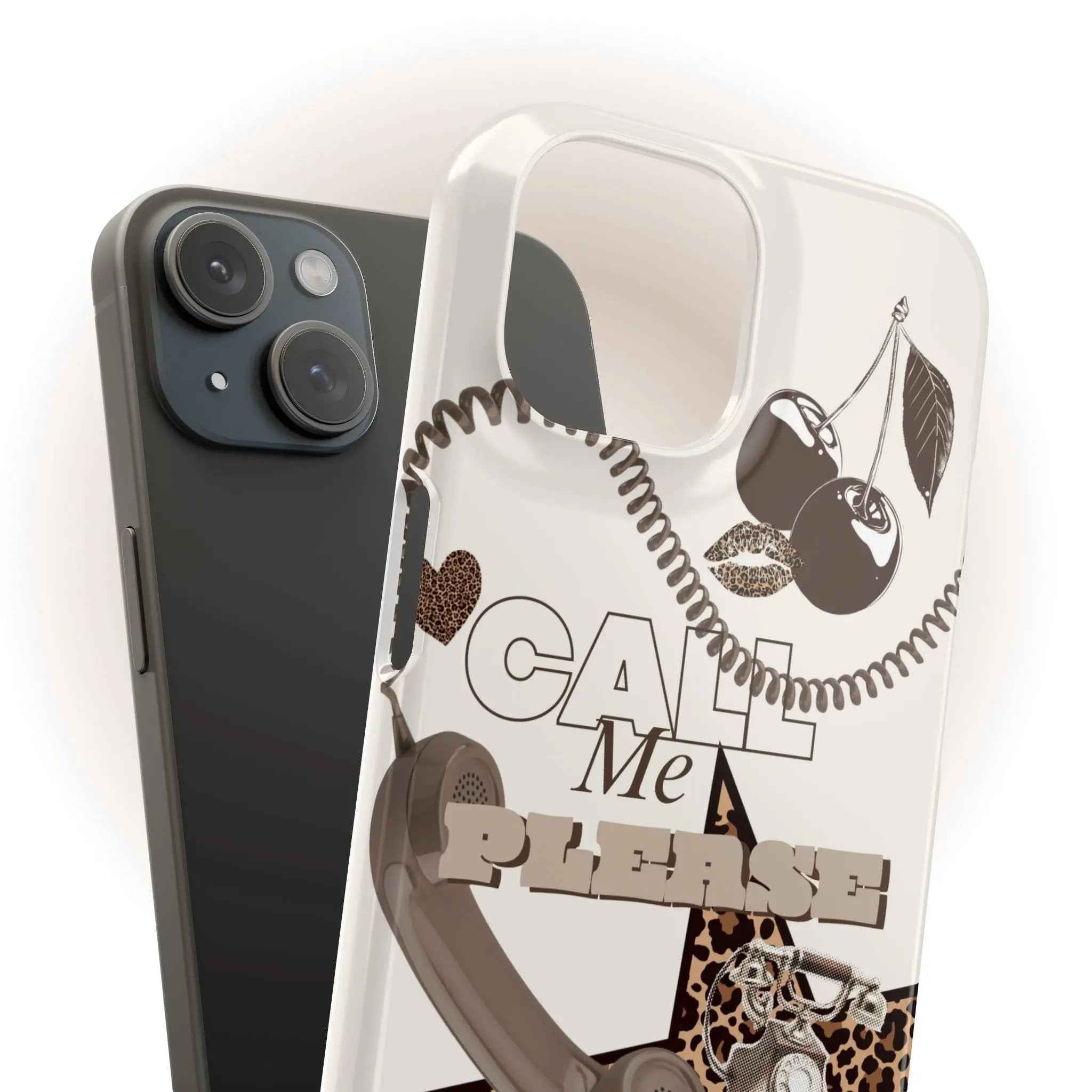 Leopard ‚Call Me Please‘ Handyhülle - Maison Henry & Co.