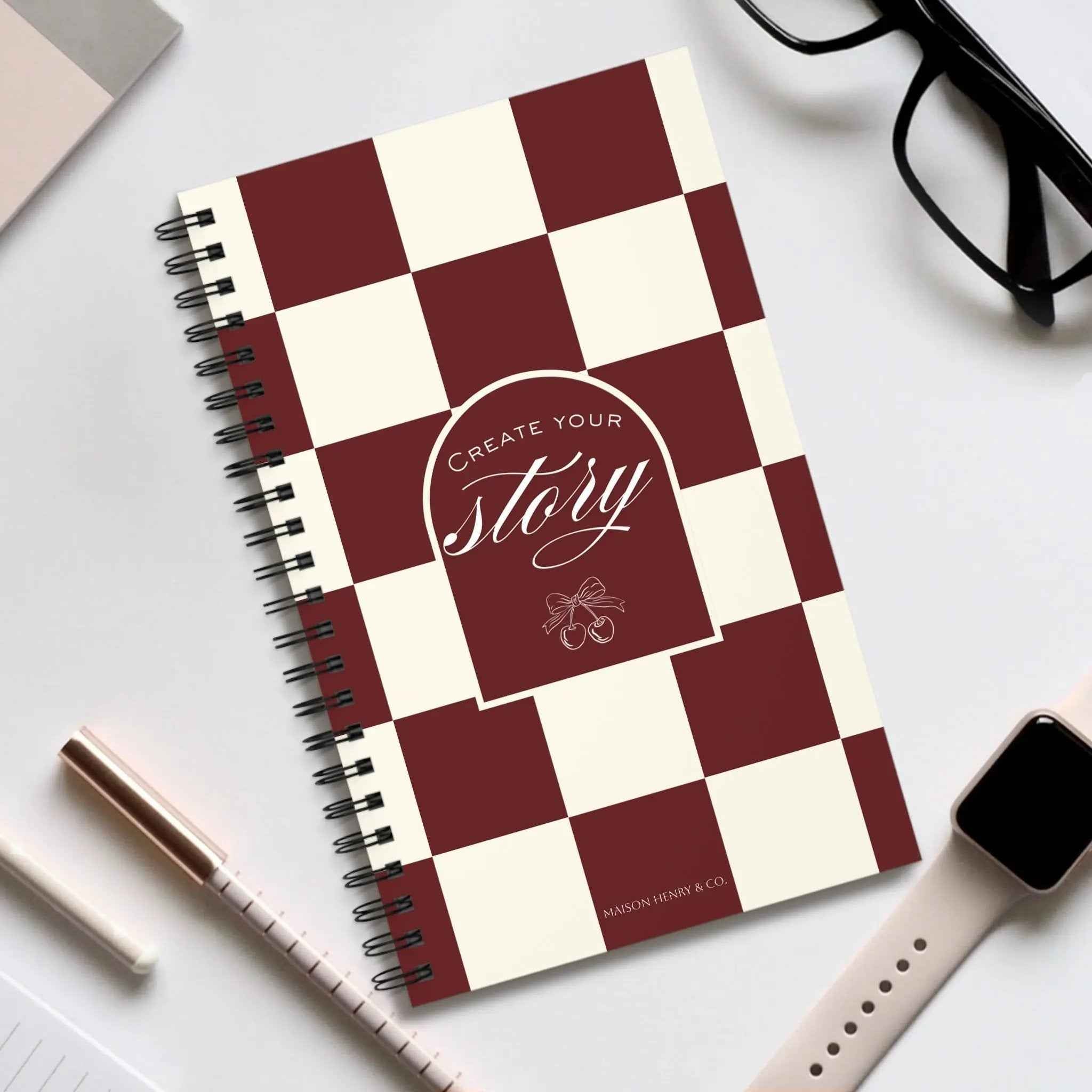 Create Your Story Spiralnotizbuch - Maison Henry & Co.