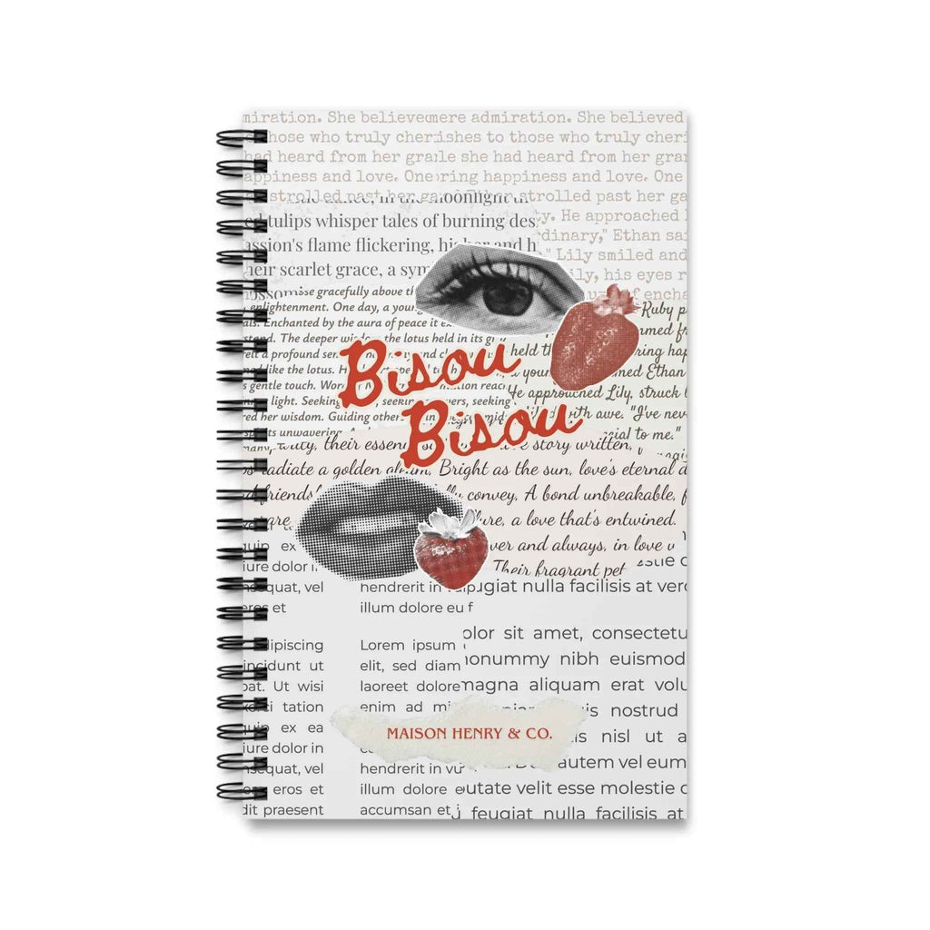 Bisou Bisou Spiralnotizbuch - Maison Henry & Co.