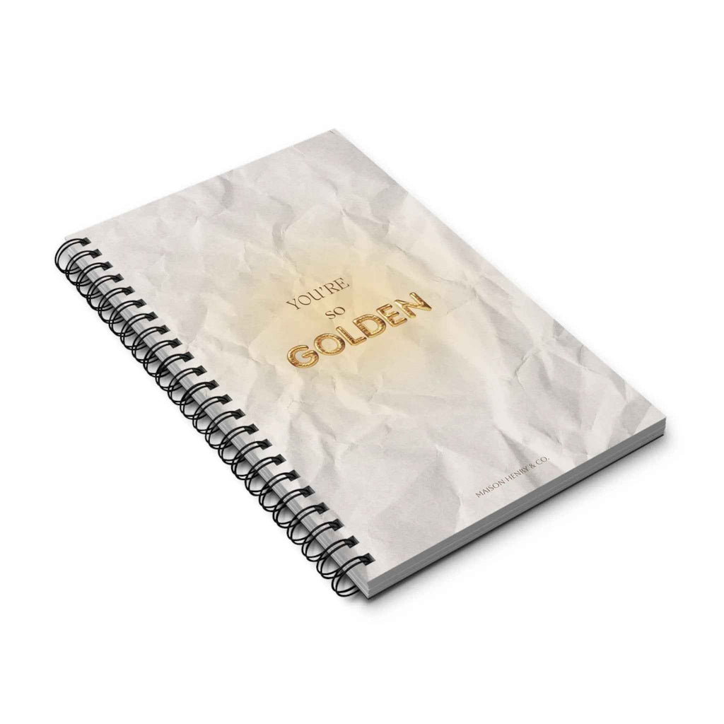 You’re So Golden Spiralnotizbuch - Maison Henry & Co.