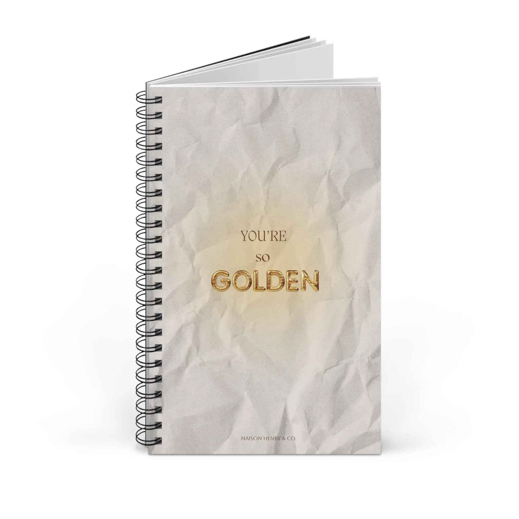 You’re So Golden Spiralnotizbuch - Maison Henry & Co.