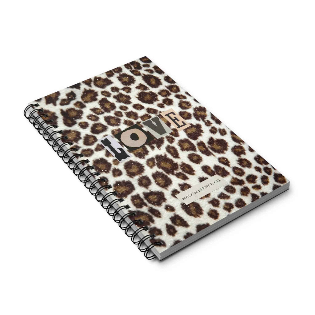 Leopard Love Spiralnotizbuch - Maison Henry & Co.