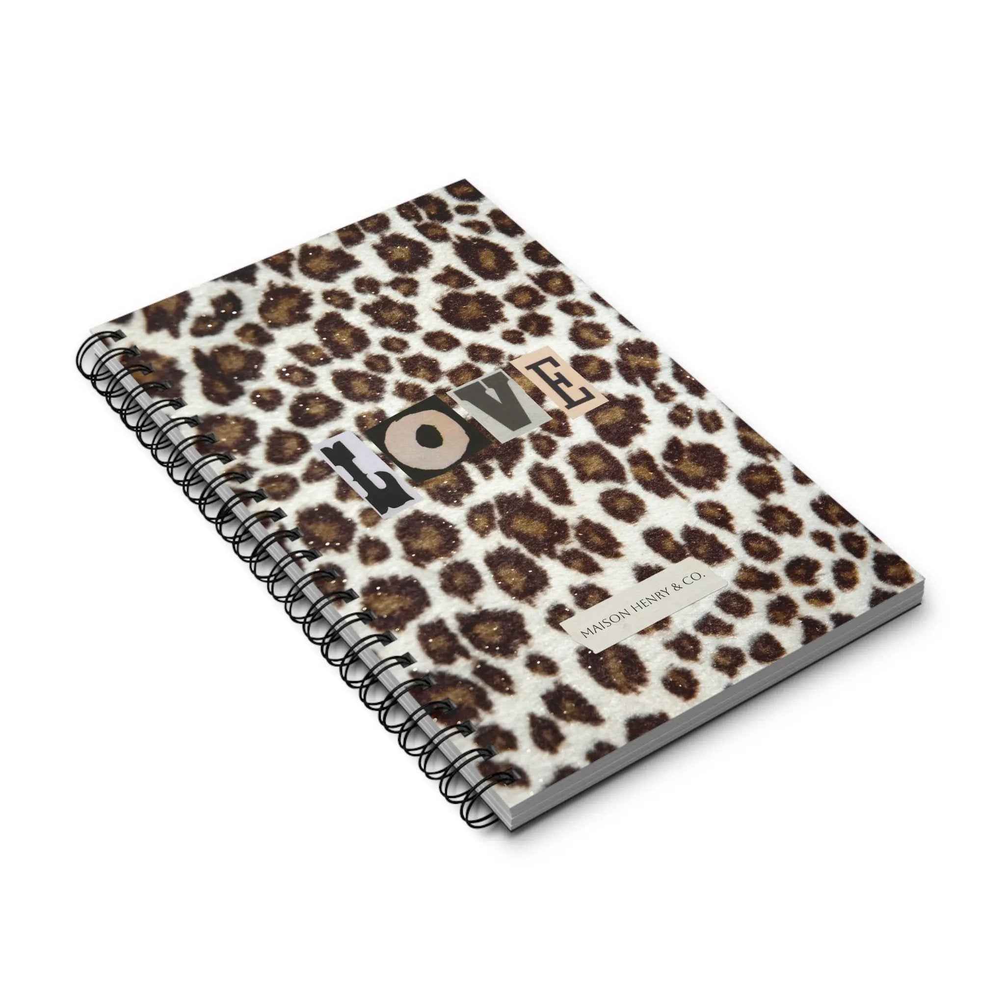 Leopard Love Spiralnotizbuch - Maison Henry & Co.