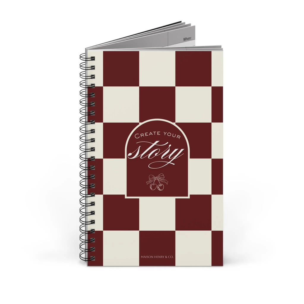 Create Your Story Spiralnotizbuch - Maison Henry & Co.