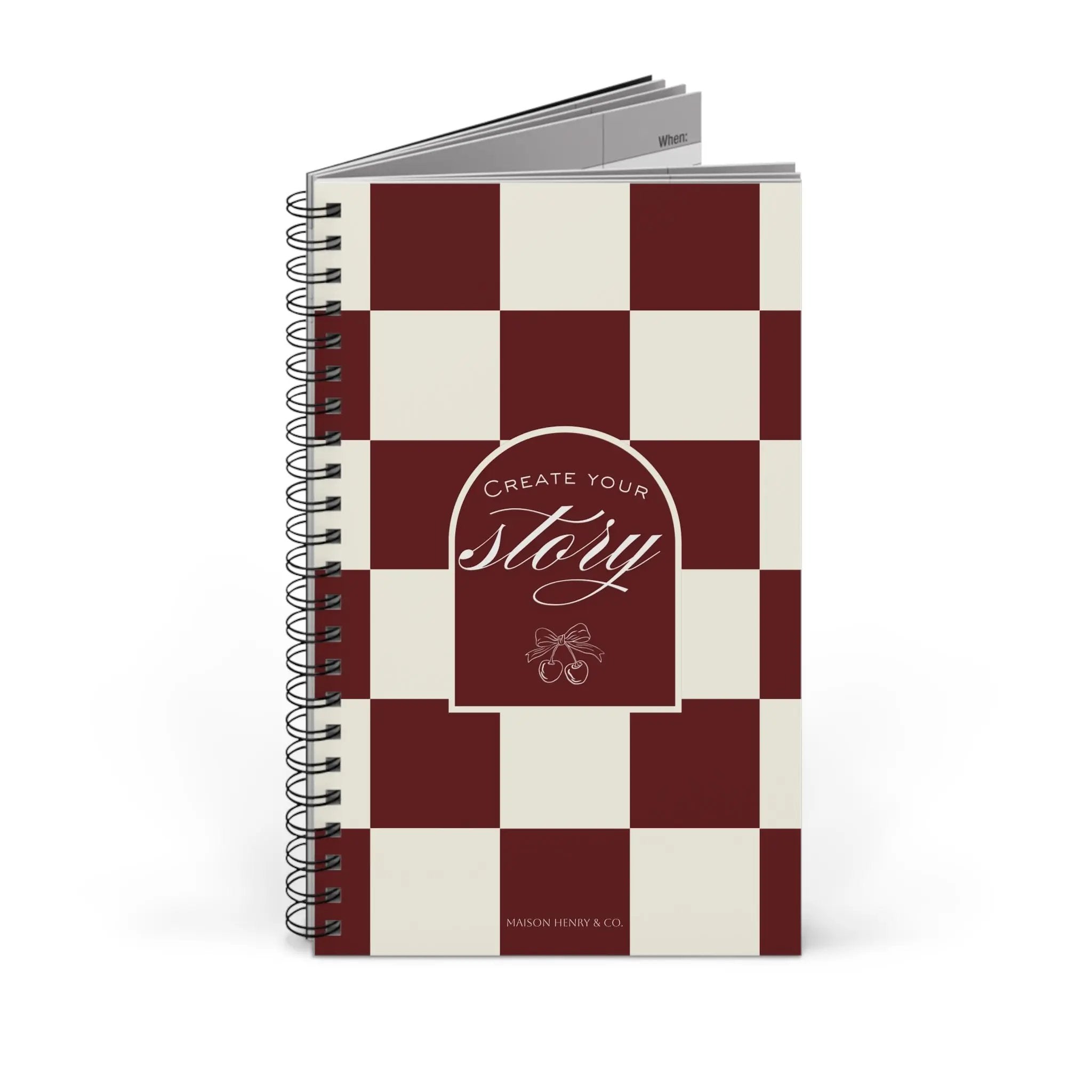 Create Your Story Spiralnotizbuch - Maison Henry & Co.