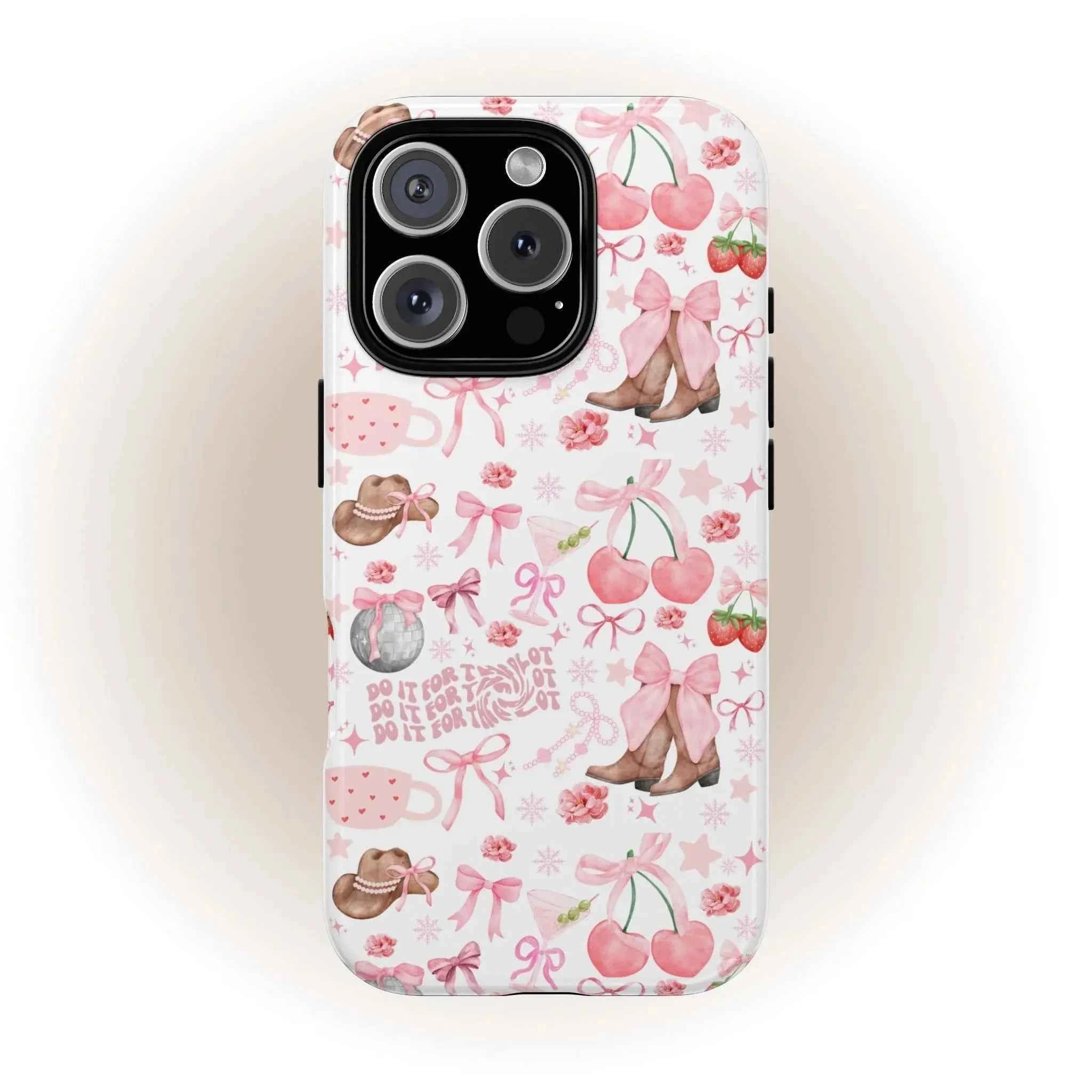 Cowboy Ribbon Handyhülle White - Maison Henry & Co.