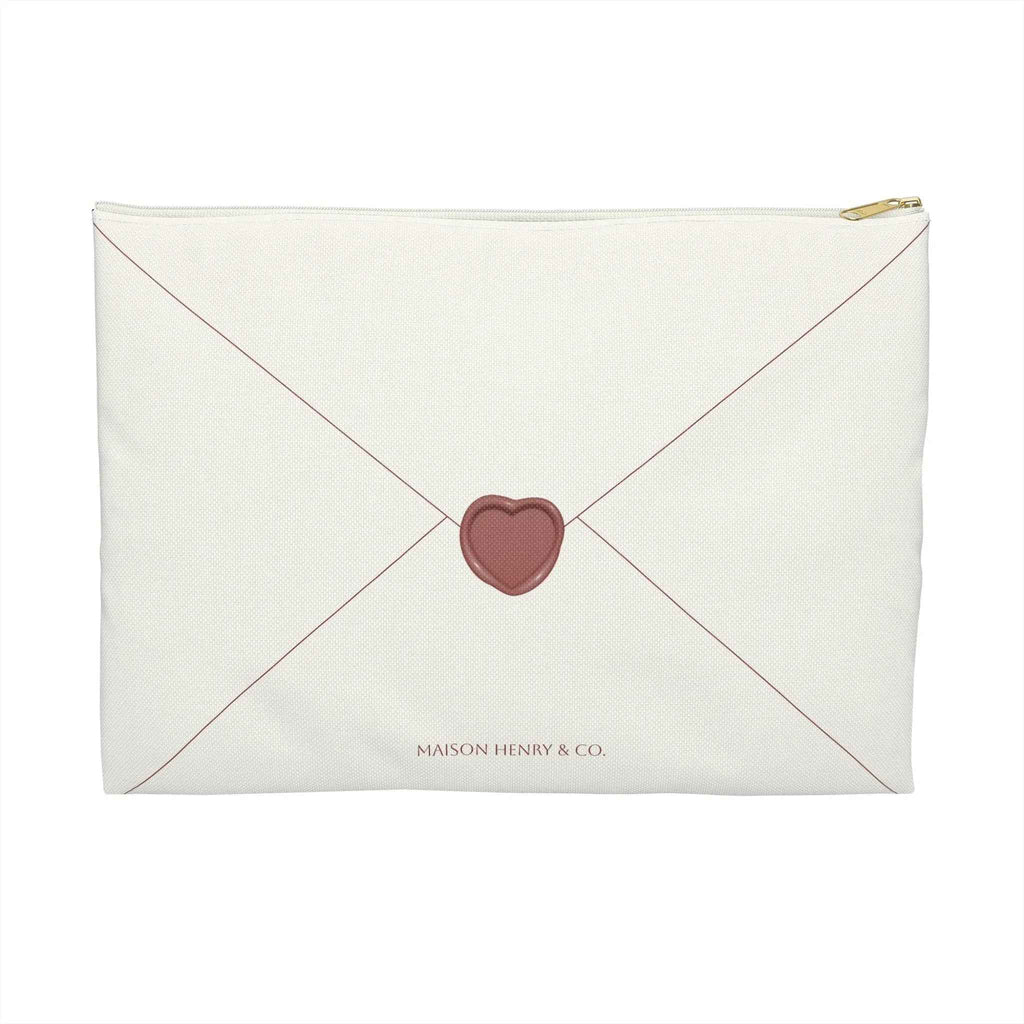 Heart Envelope Kosmetiktasche - Maison Henry & Co.
