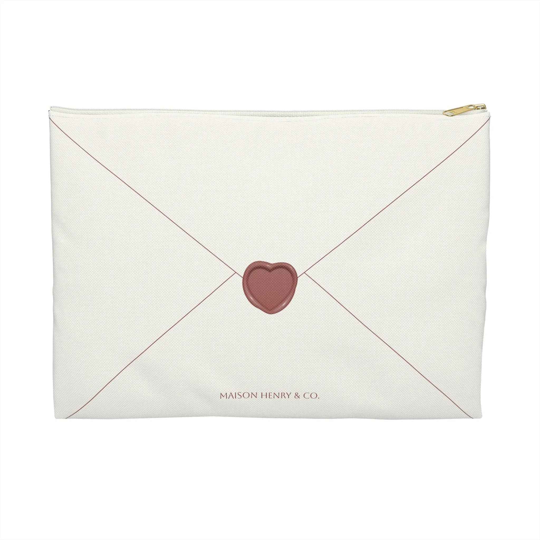 Heart Envelope Kosmetiktasche - Maison Henry & Co.