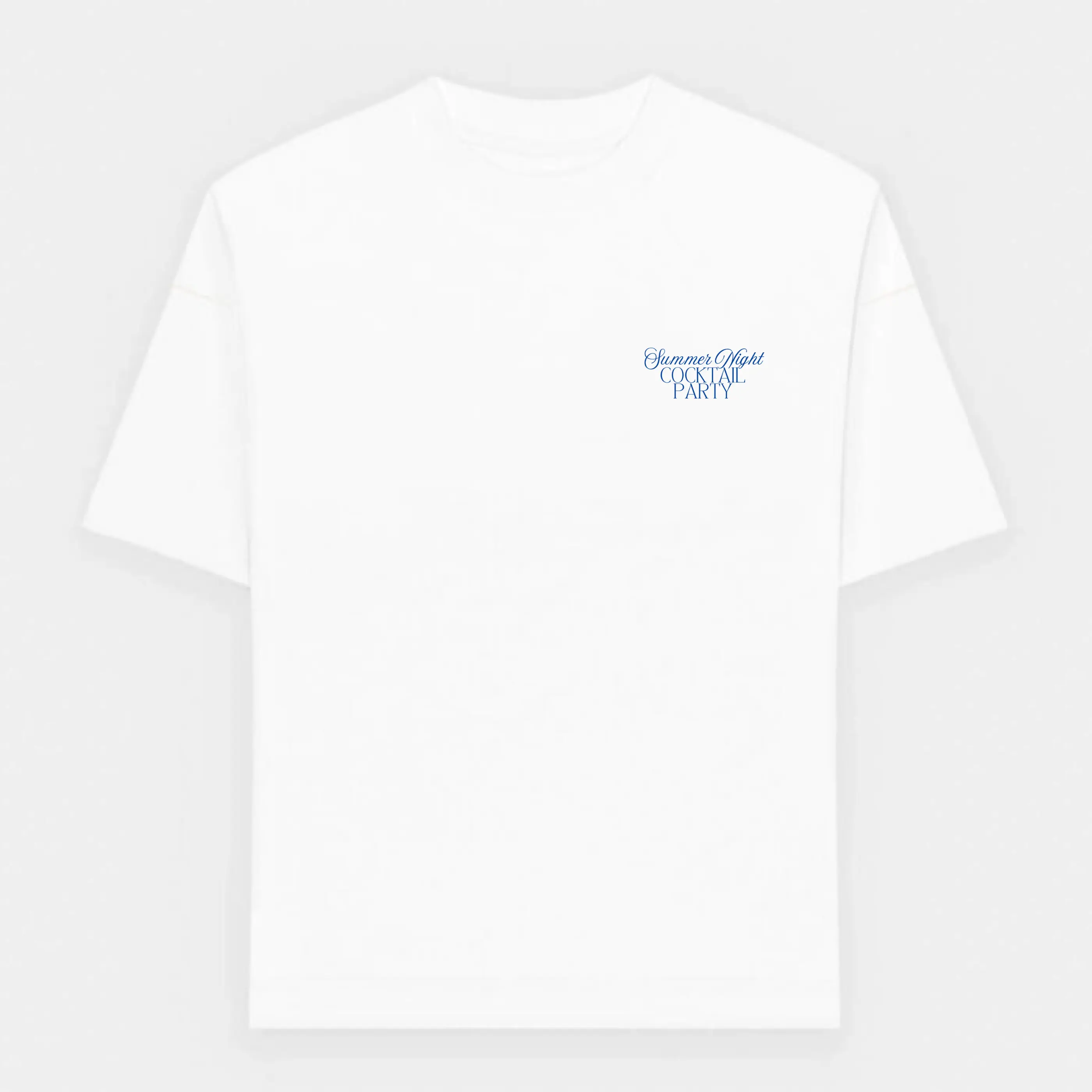 Summer night cocktail party oversized T-Shirt - Maison Henry & Co.