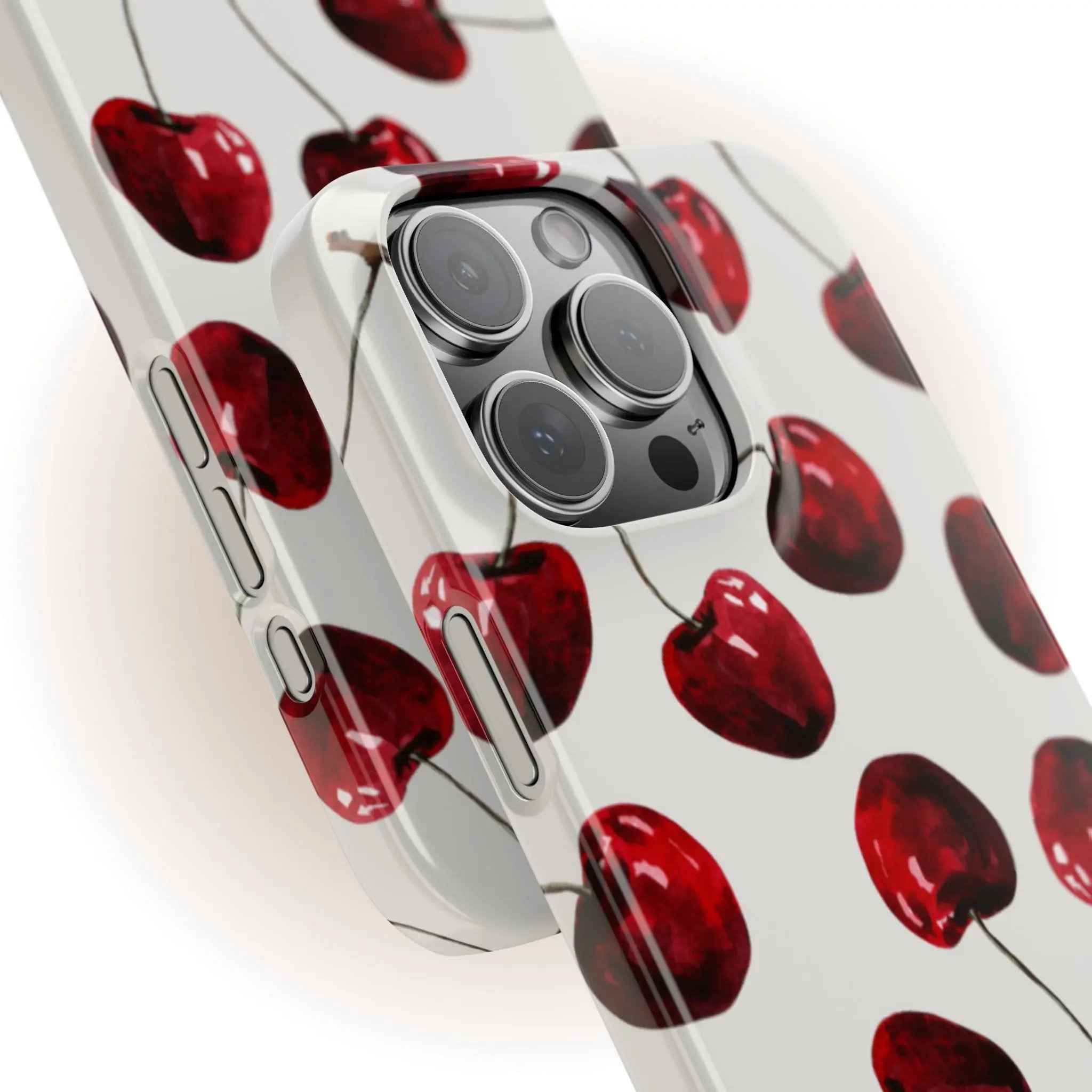 Cherry Handyhülle Weiß - Maison Henry & Co.