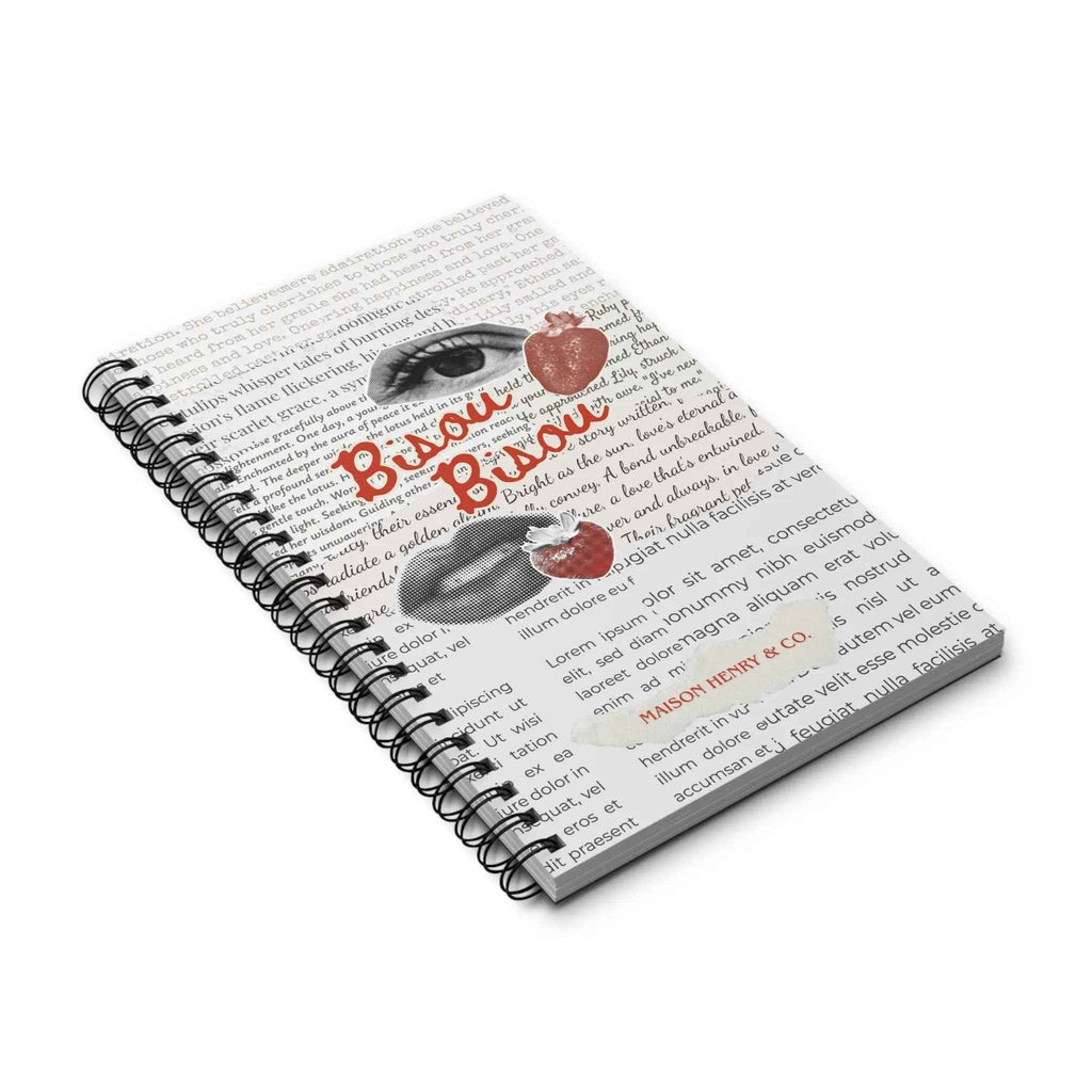 Bisou Bisou Spiralnotizbuch - Maison Henry & Co.