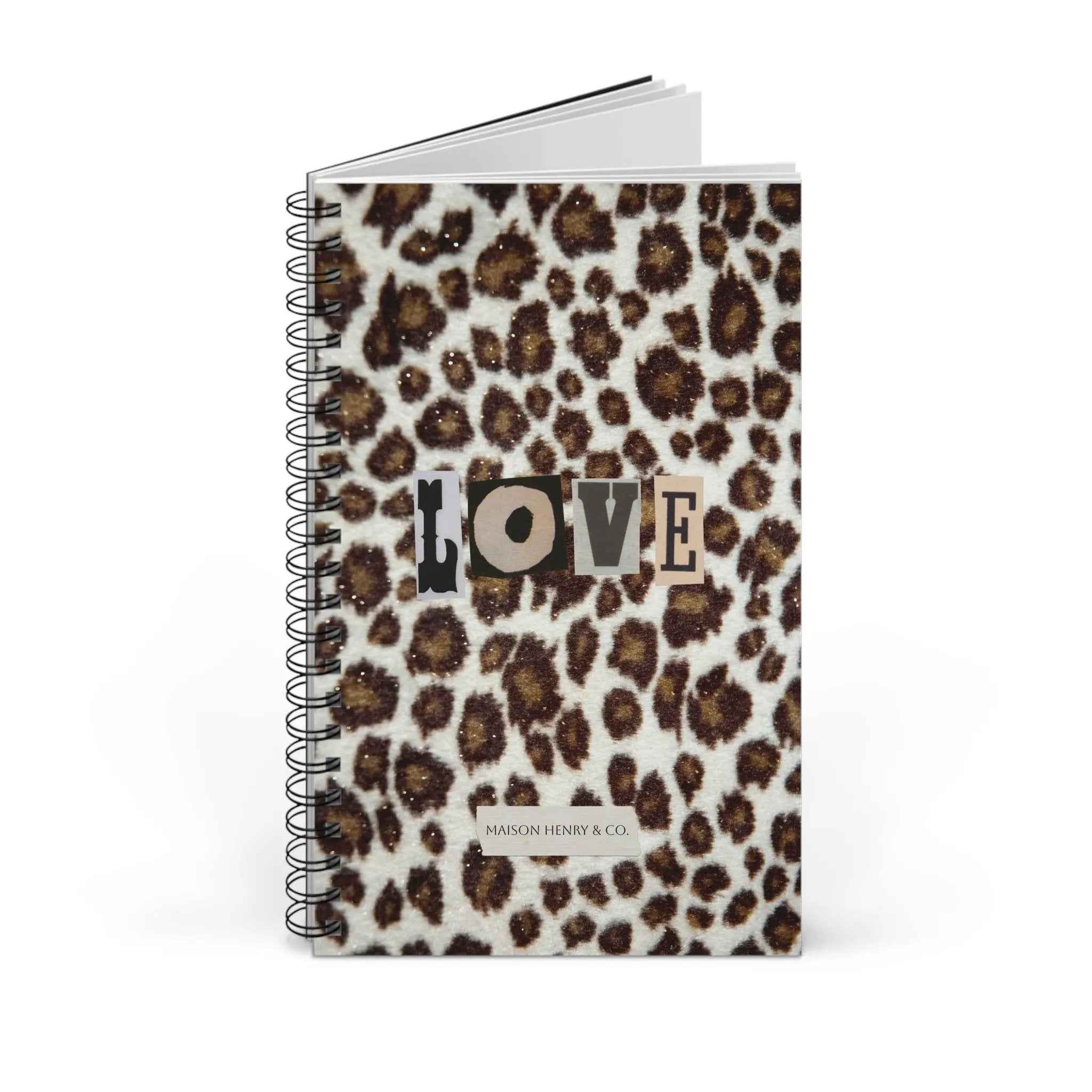 Leopard Love Spiralnotizbuch - Maison Henry & Co.