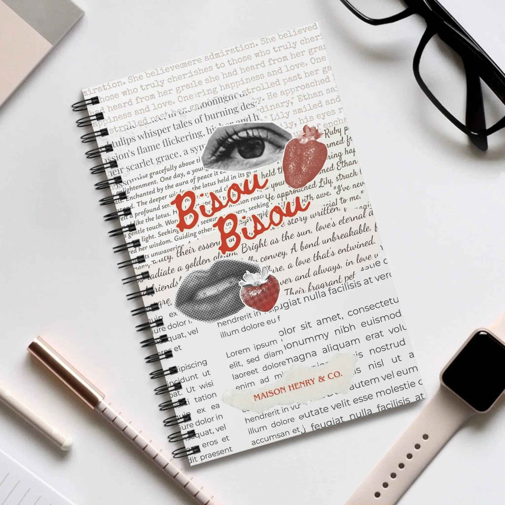 Bisou Bisou Spiralnotizbuch