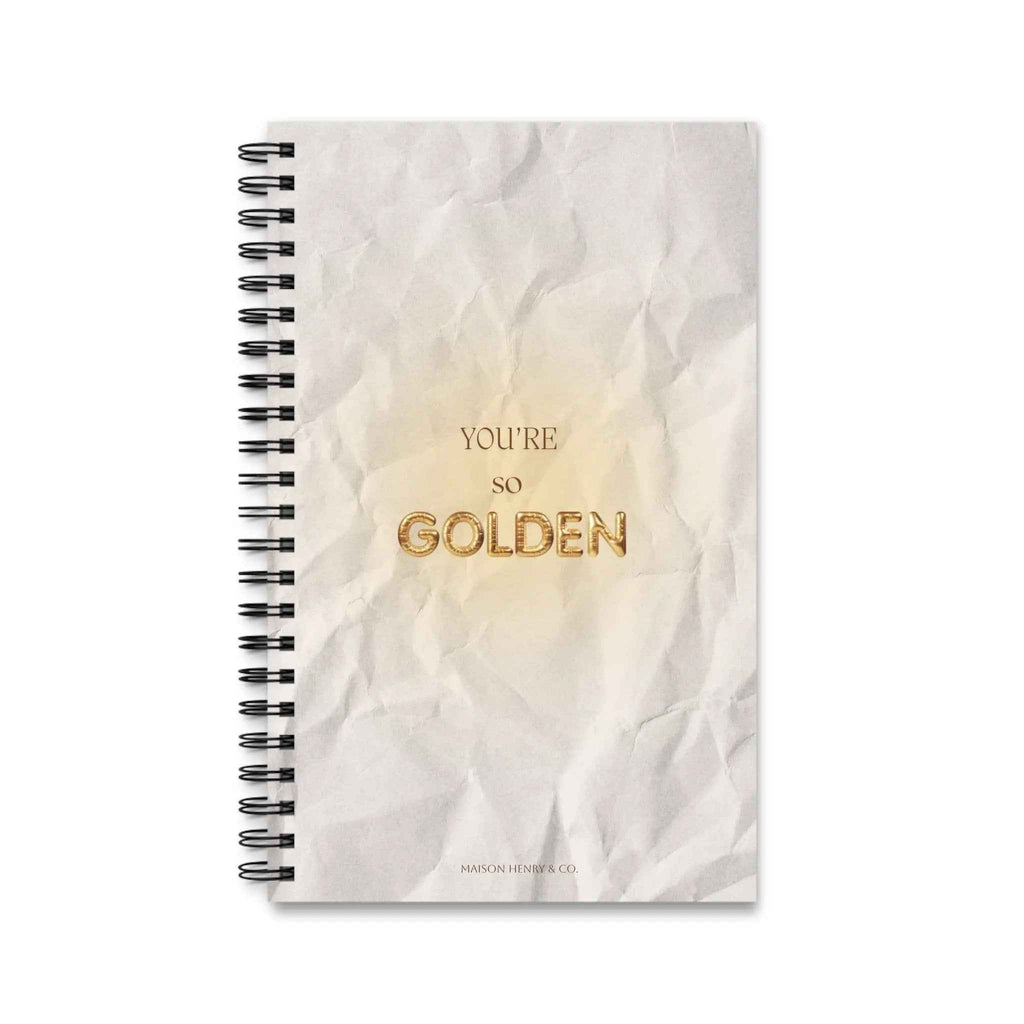 You’re So Golden Spiralnotizbuch - Maison Henry & Co.