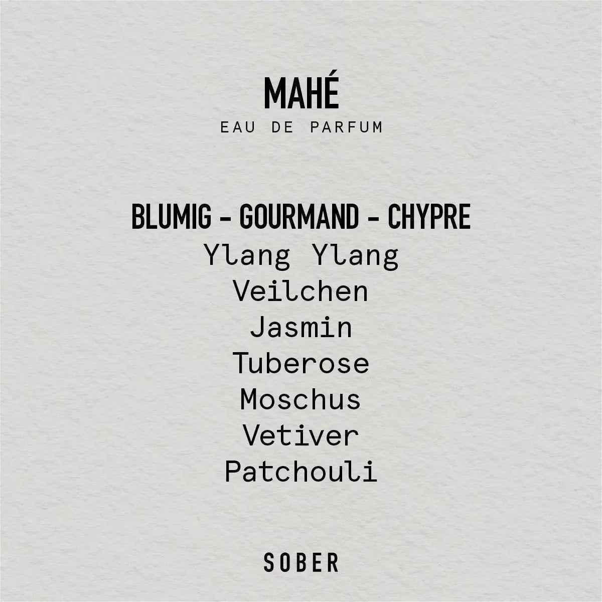 MAHÉ - Eau de Parfum