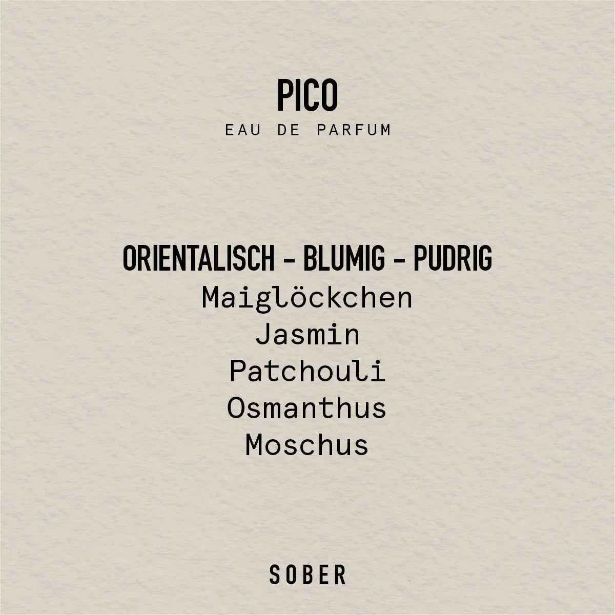 PICO - Eau de Parfum