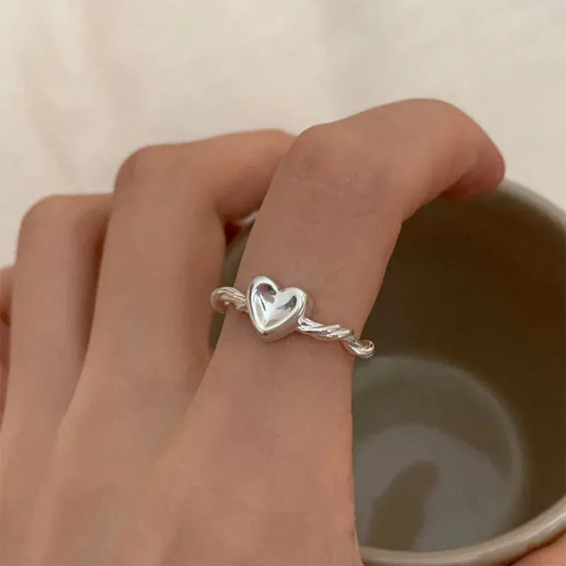 VENTFILLE 925 Sterling Silver Geometric Multilayer Round Bead Ring Female Fashion Punk Temperament Prevent Allergy Charm Jewelry Maison Henry & Co.