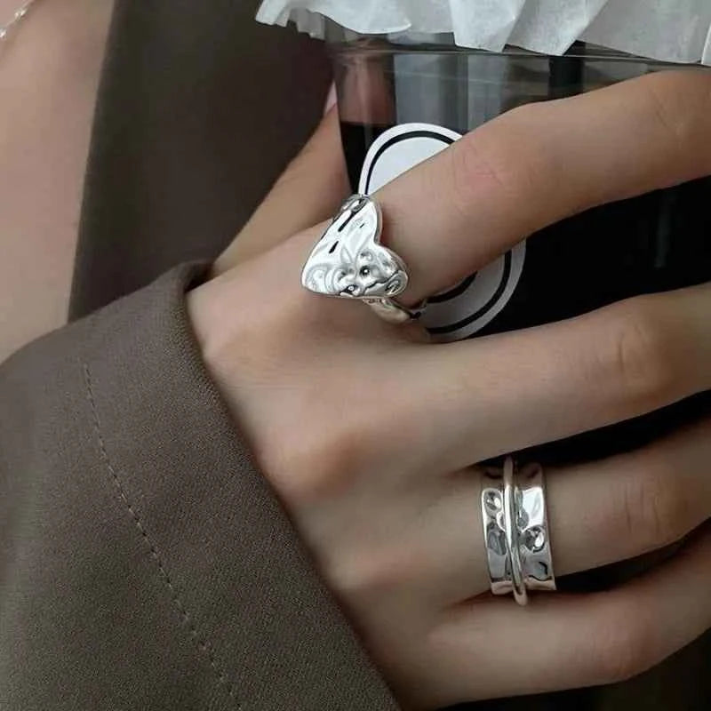 925 Sterling Silber Statement-Ring in verschiedenen Varianten - Maison Henry & Co.