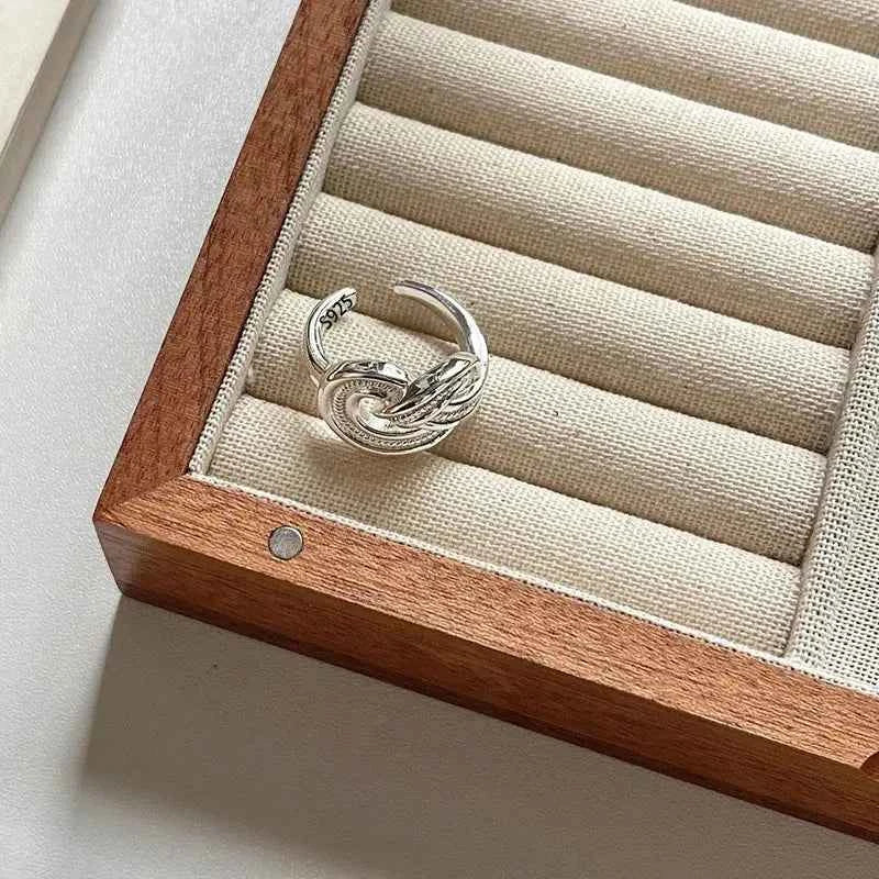 925 Sterling Silver Geometrie Ring
