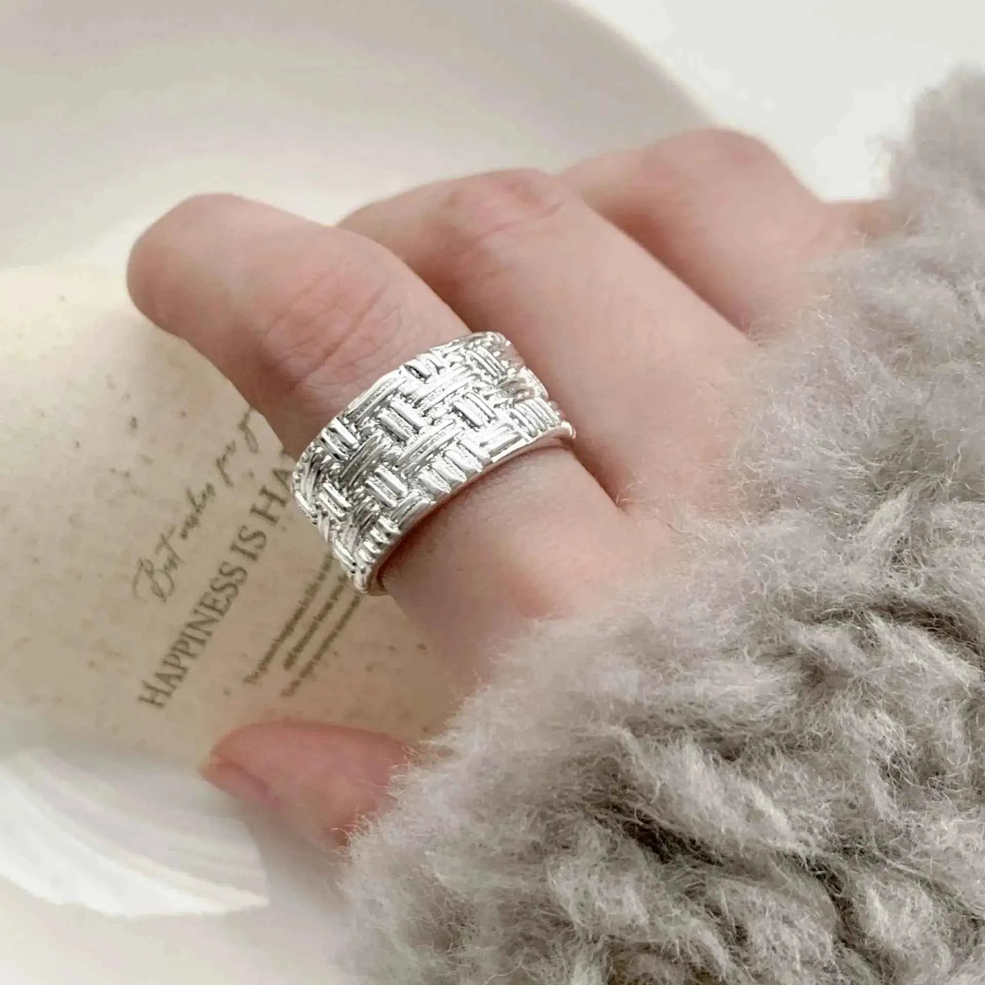 925 Sterling Silver Geometrie Ring