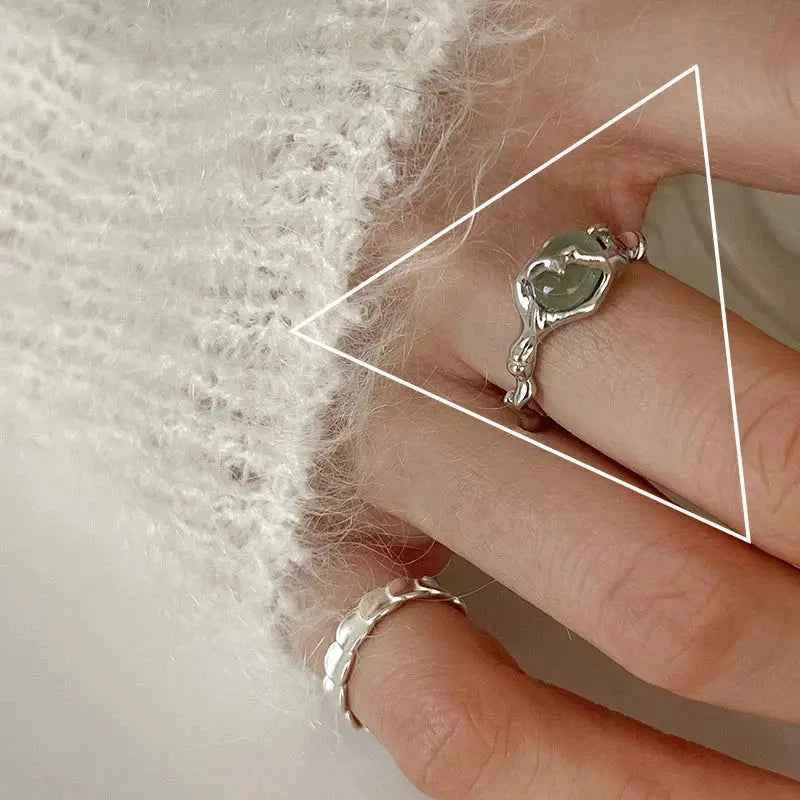 925 Sterling Silver Multilayer Ring