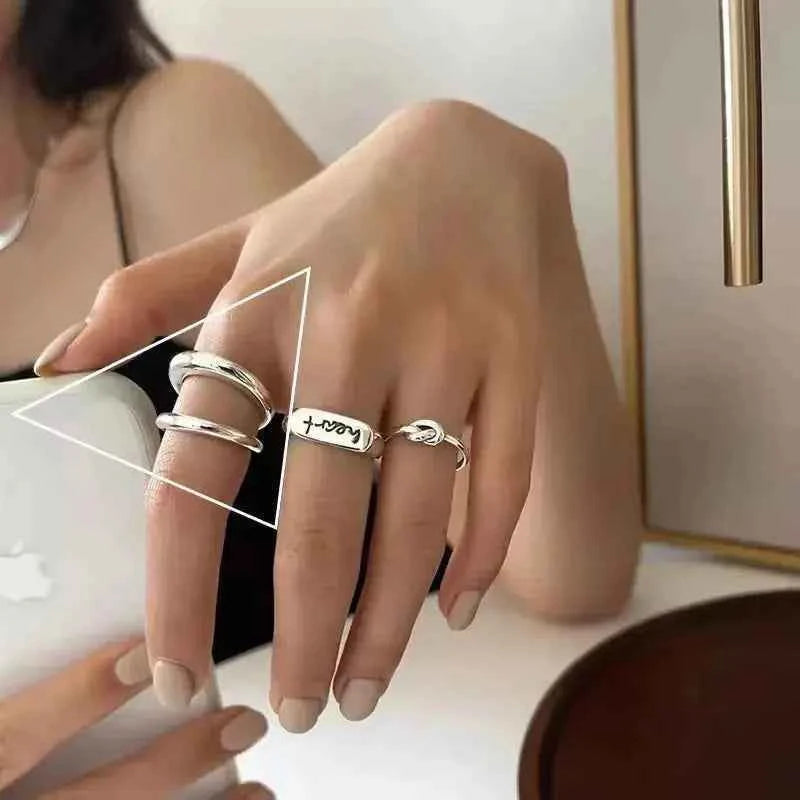 925 Sterling Silber Mehrlagen-Ring in verschiedenen Varianten - Maison Henry & Co.