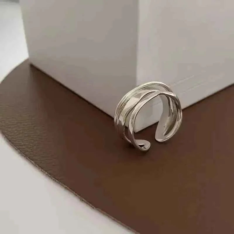 925 Sterling Silber Mehrlagen-Ring in verschiedenen Varianten - Maison Henry & Co.