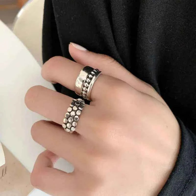 925 Sterling Silver Multilayer Ring