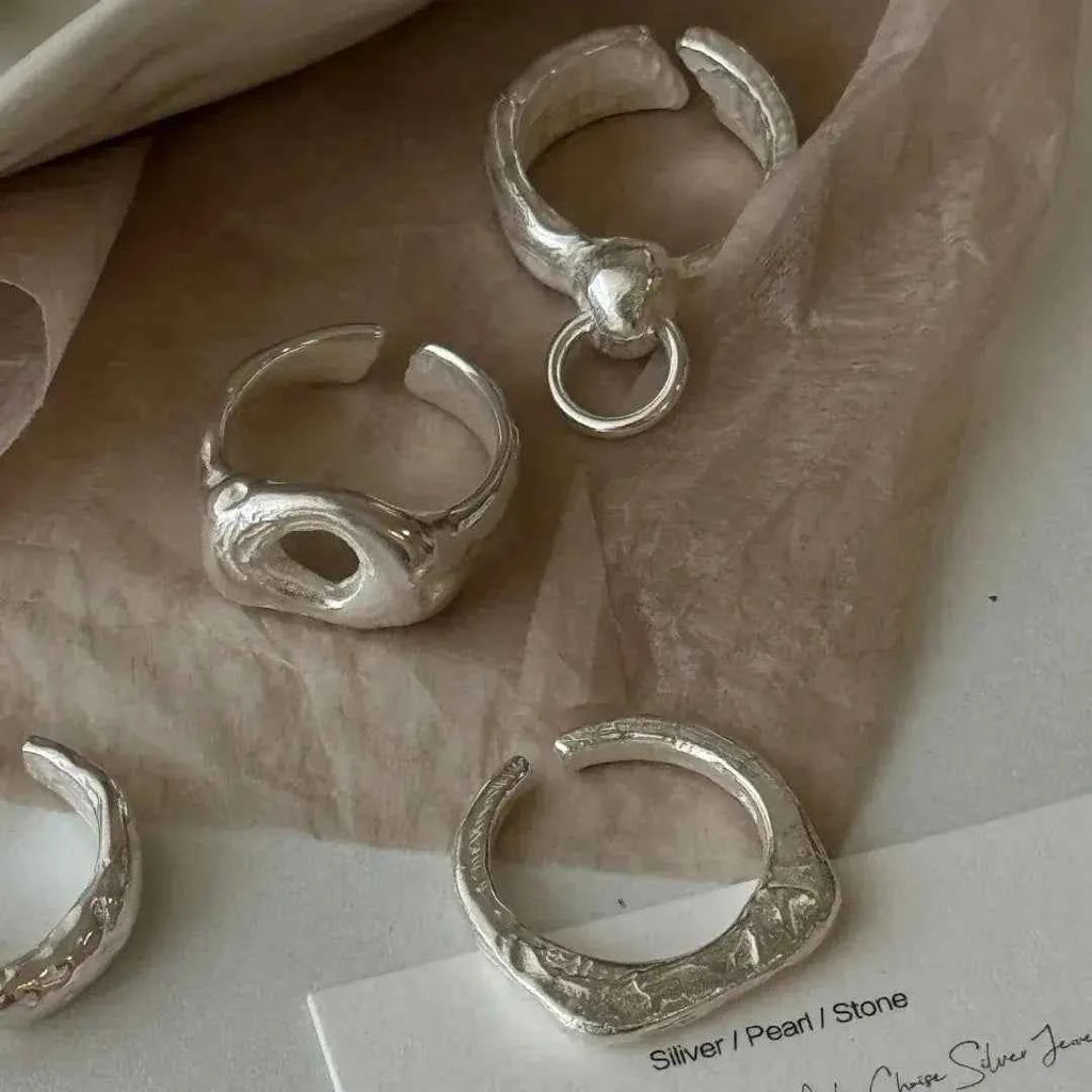 925 Sterling Silver Geometrie Ring