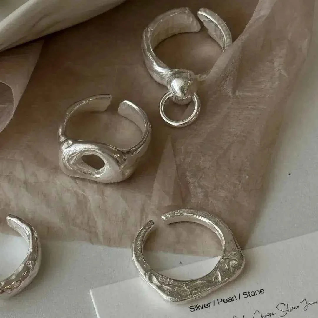 925 Sterling Silver Geometrie Ring