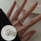 925 Sterling Silber Mehrlagen-Ring in verschiedenen Varianten - Maison Henry & Co.