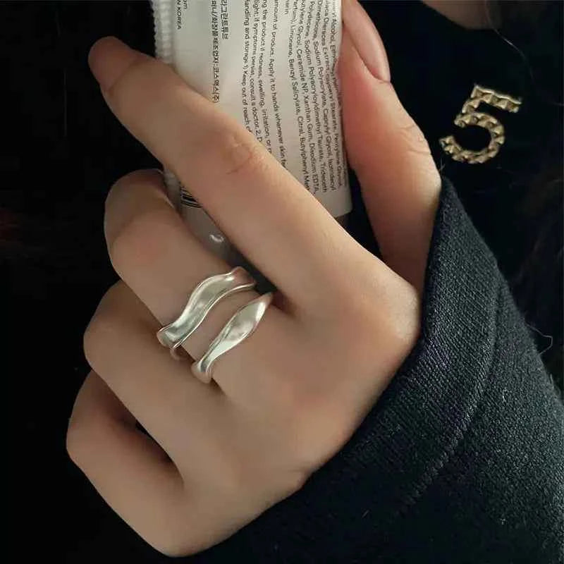 925 Sterling Silver Multilayer Ring