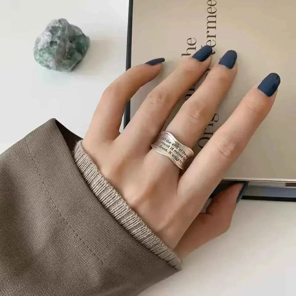 925 Sterling Silver Multilayer Ring