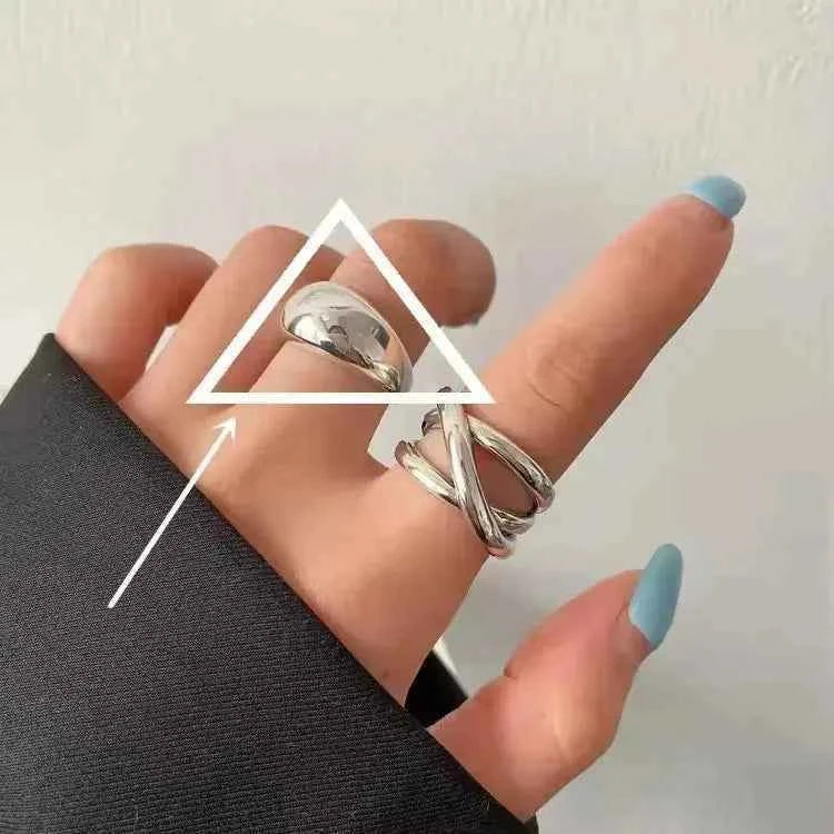 925 Sterling Silber Mehrlagen-Ring in verschiedenen Varianten - Maison Henry & Co.